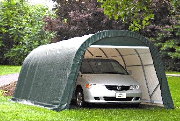 12'Wx28'Lx8'H portable garage canopy